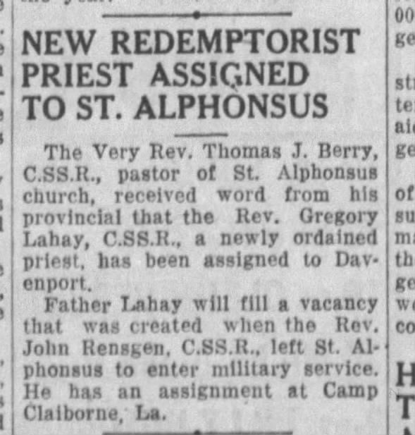 Clipping from Quad-City Times